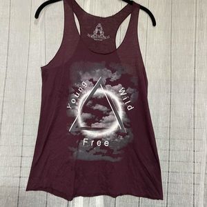 Bear Dance young wild & free tank top